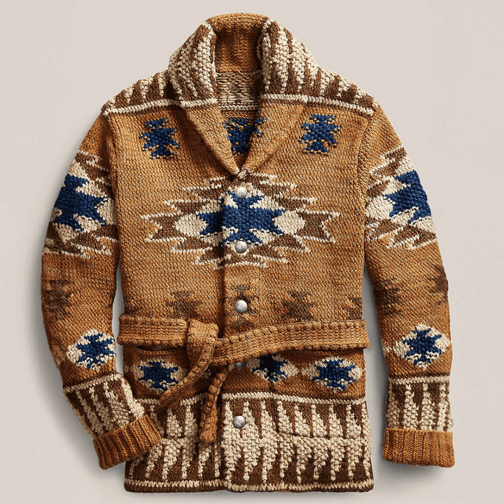 Herren Cardigan | Warmer Winterstil Look | Modern Pullover Herren