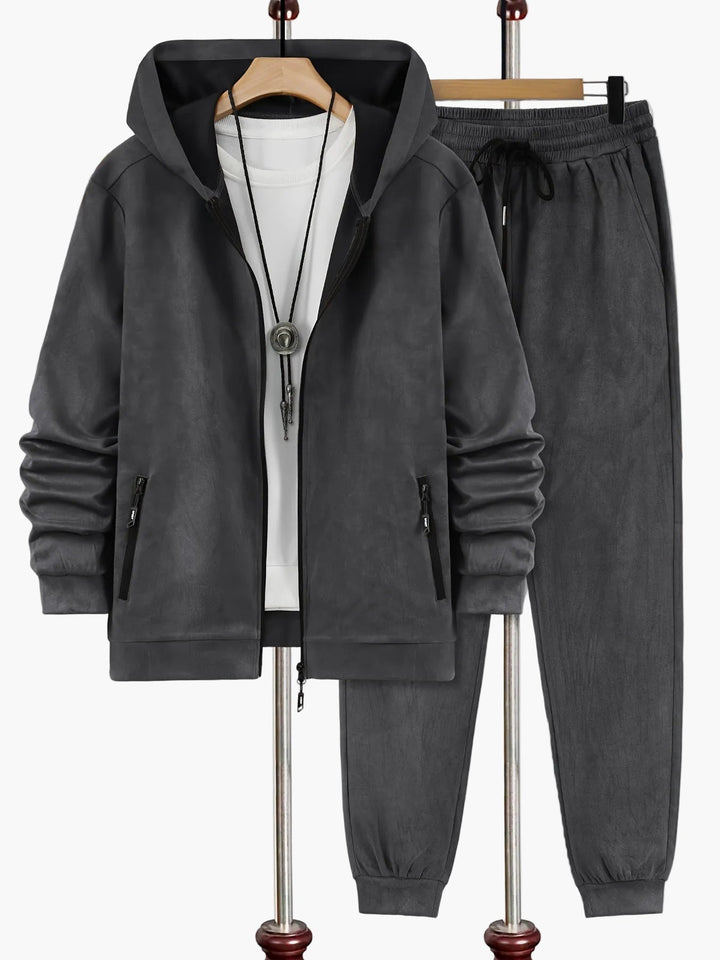 Herren Set | Kapuzenjacke & Jogginghose | Sportliche Kleider