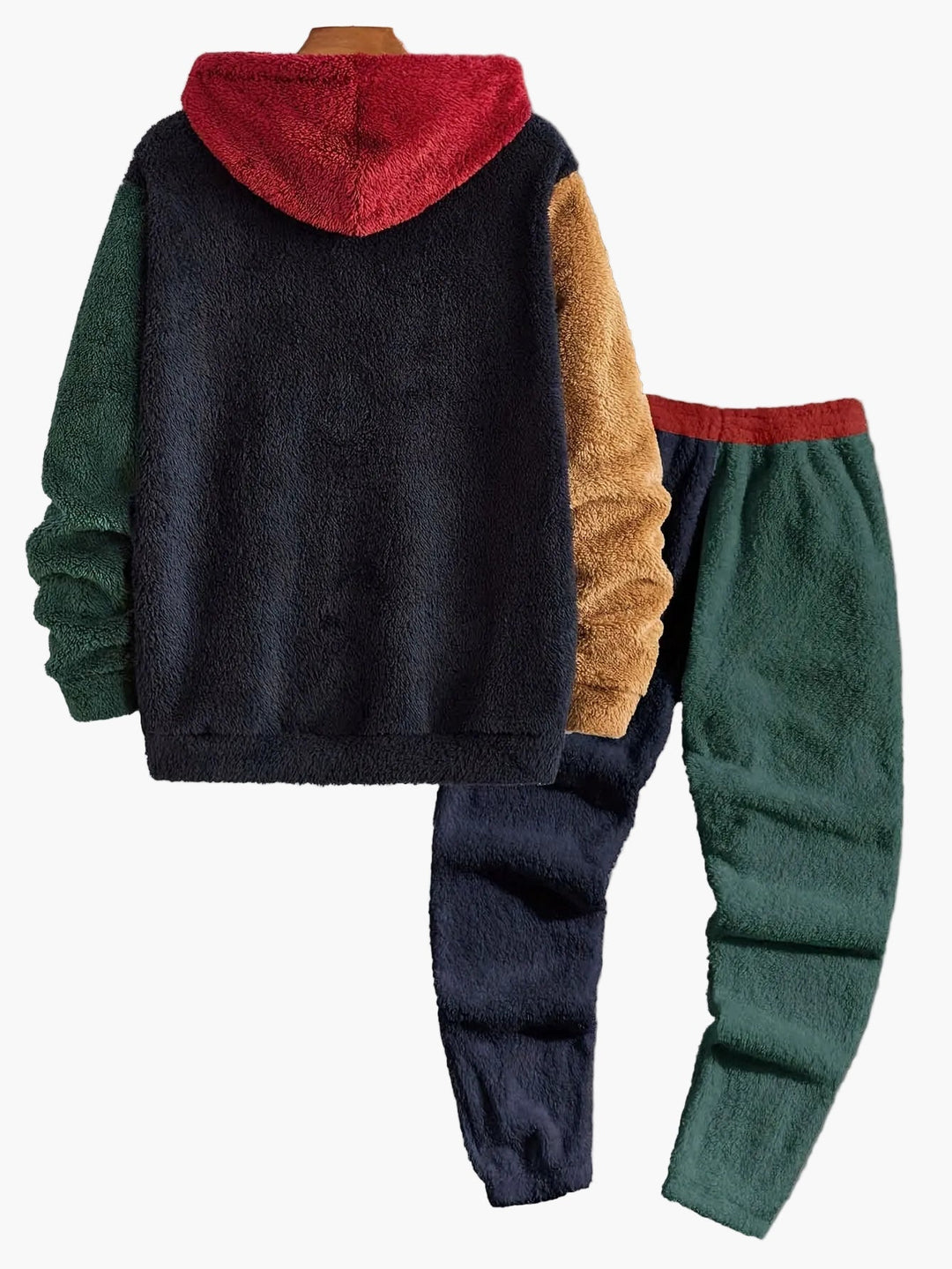 Herren Set | Kuscheliger Kapuzen Zweiteiler | Warme Kleider