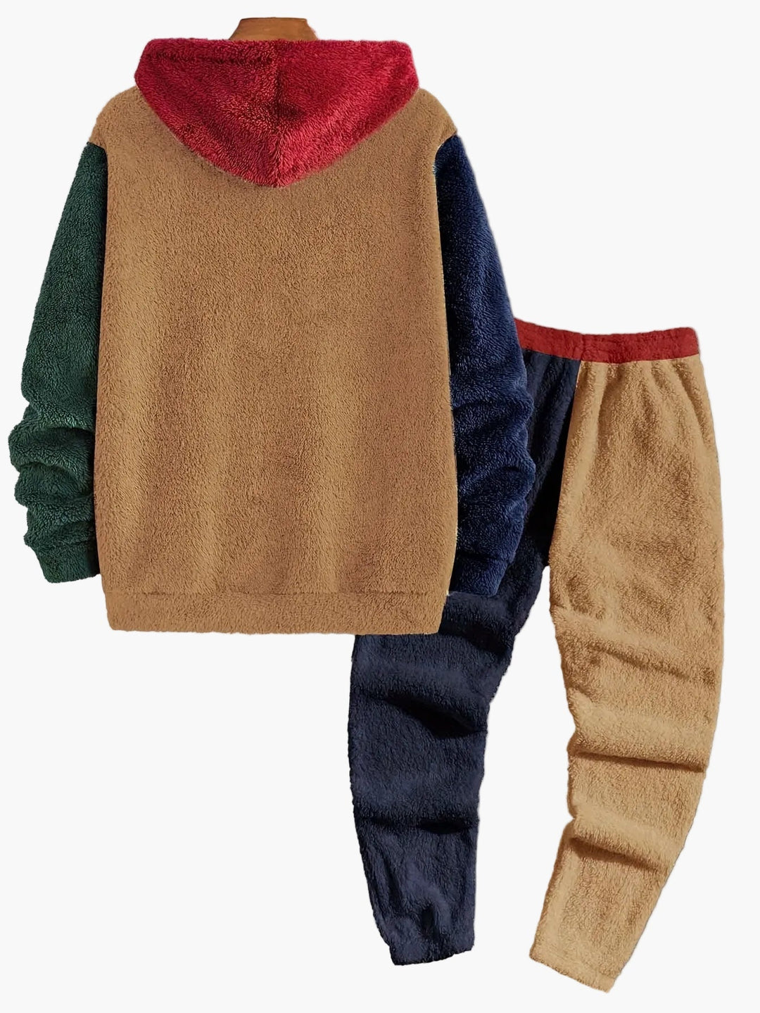 Herren Set | Kuscheliger Kapuzen Zweiteiler | Warme Kleider
