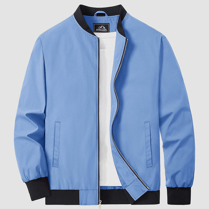 Herren Jacke | Slimfit Retro | Reißverschluss | Stehkragen