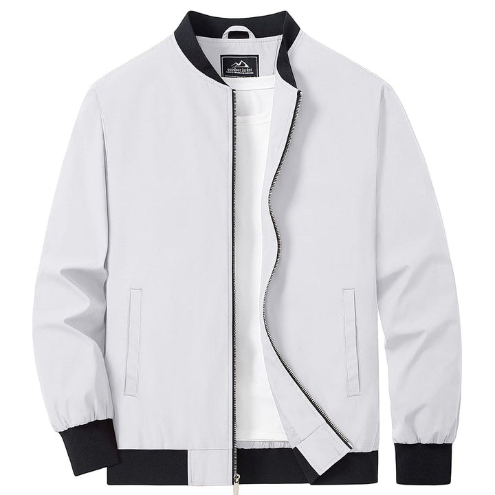 Herren Jacke | Slimfit Retro | Reißverschluss | Stehkragen