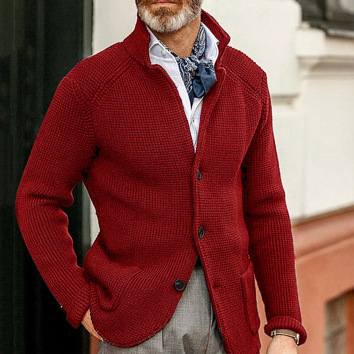 Herren Cardigan | Elegant Slimfit | Mit Knöpfen | Frühling