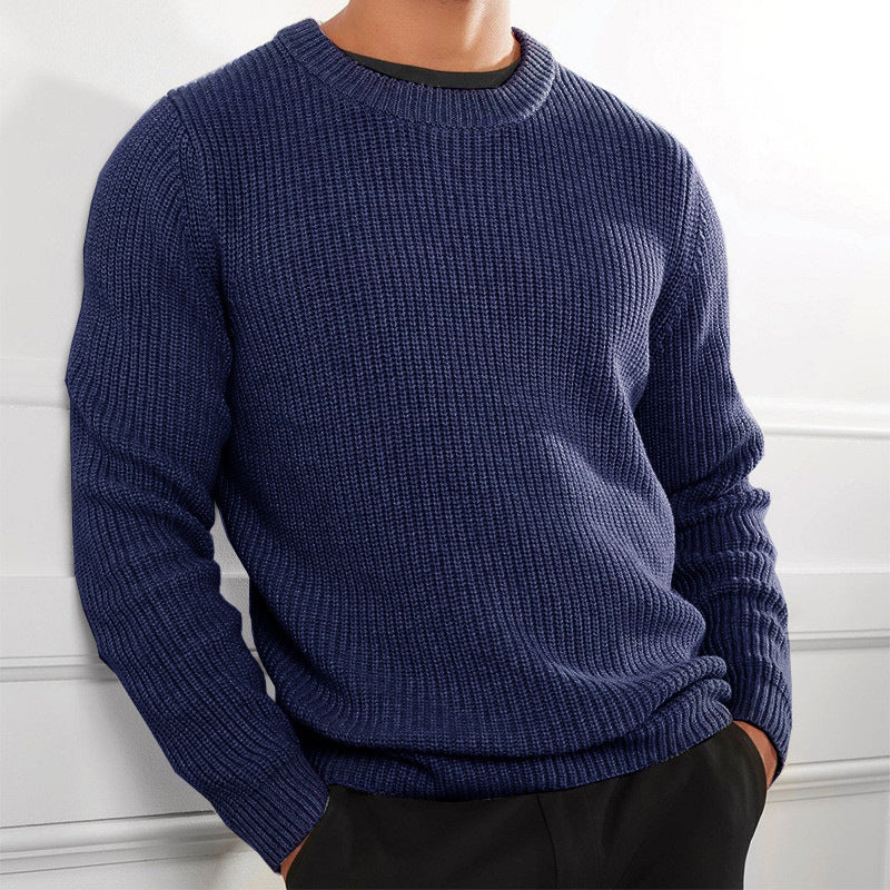 Herren Pullover | Slimfit Retro | Rundhals | Frühling