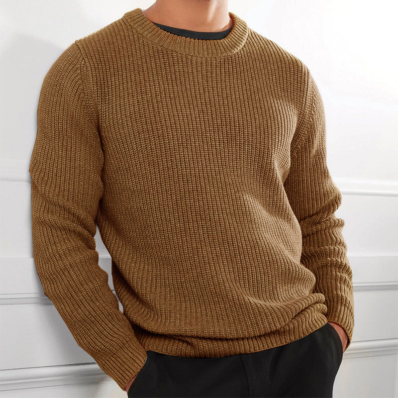 Herren Pullover | Slimfit Retro | Rundhals | Frühling