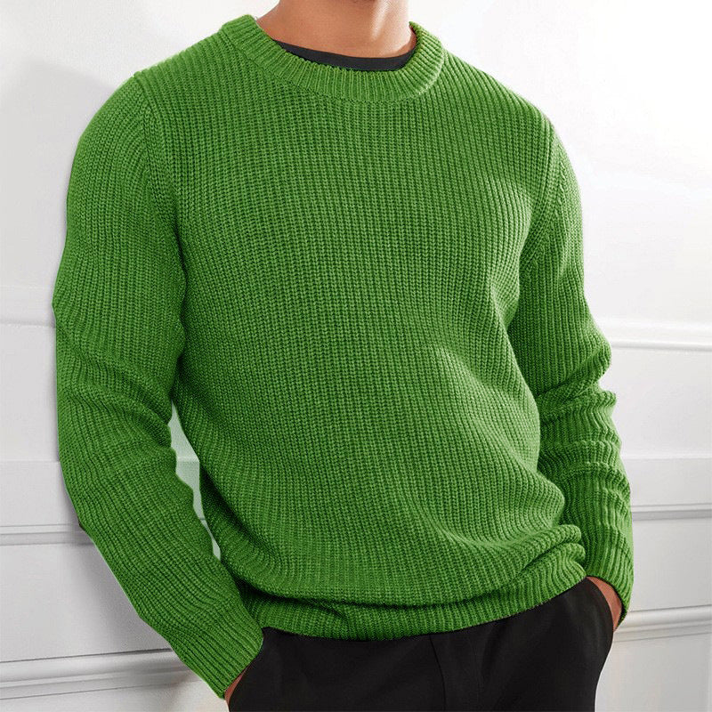 Herren Pullover | Slimfit Retro | Rundhals | Frühling