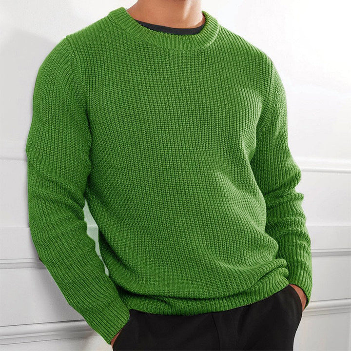 Herren Pullover | Slimfit Retro | Rundhals | Frühling