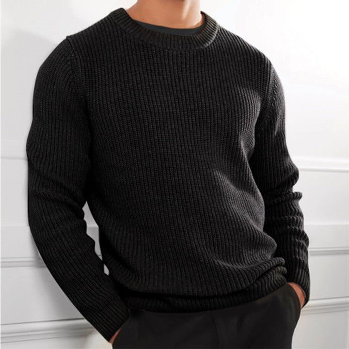 Herren Pullover | Slimfit Retro | Rundhals | Frühling