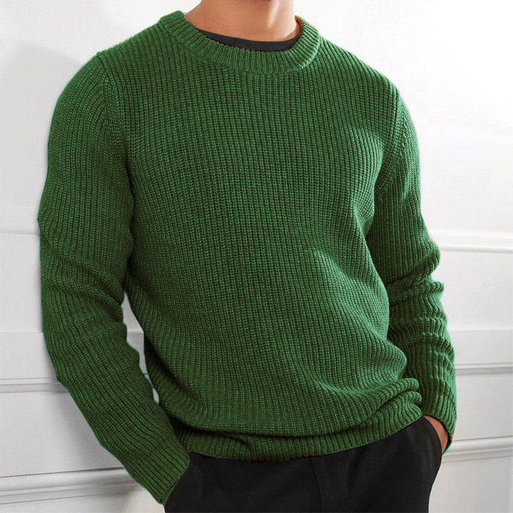 Herren Pullover | Slimfit Retro | Rundhals | Frühling