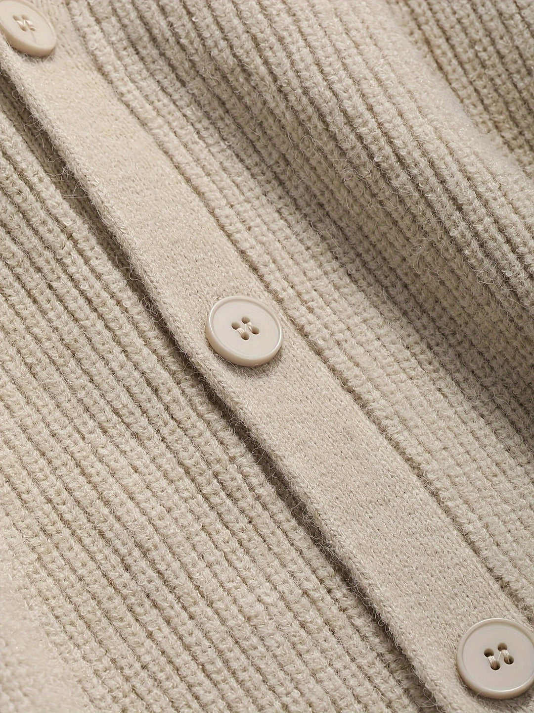 Herren Cardigan | Oversized Elegant | Mit Knöpfen | Frühling