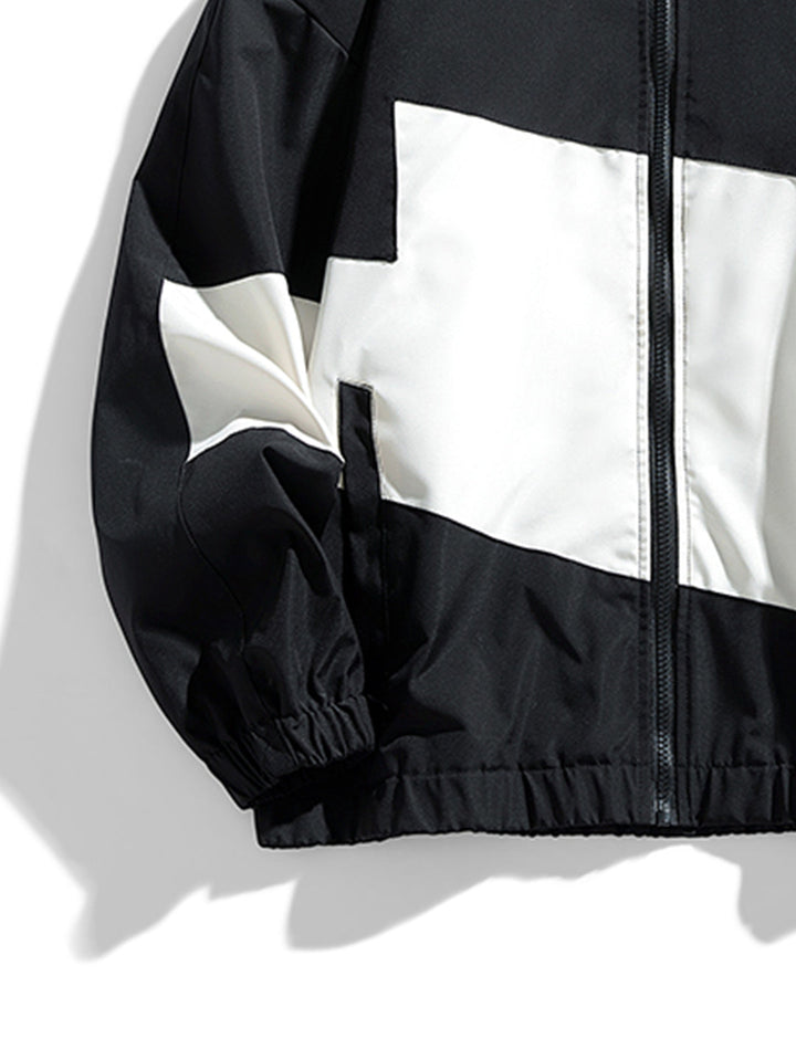 Herren Jacke | Oversized Sport | Reißverschluss | Frühling