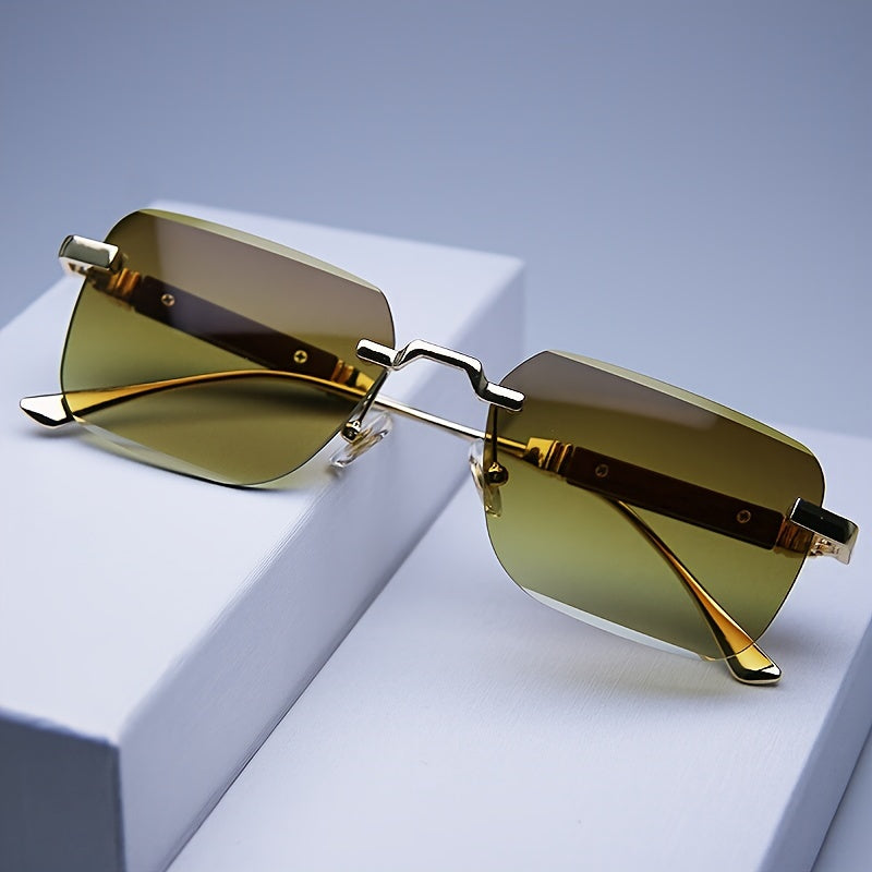 Herren Sonnenbrille | Retro Streetwear | Eckig | Metallrahmen
