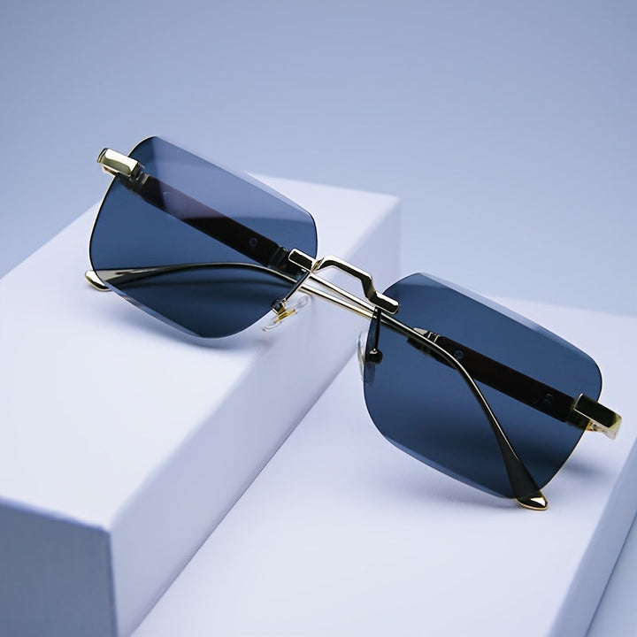 Herren Sonnenbrille | Retro Streetwear | Eckig | Metallrahmen