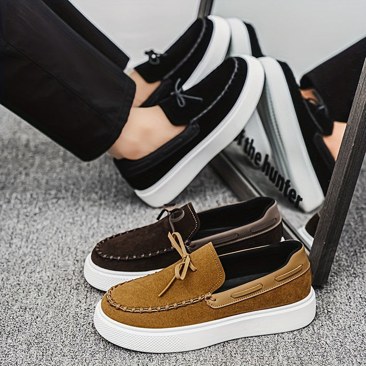 Herren Loafer | Retro Elegant | Slip-on | Zierschleife