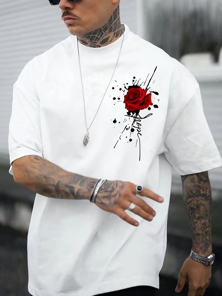 Herren T-Shirt | Oversized Streetwear | Rundhals | Print