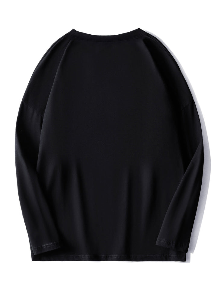 Herren Longsleeve | Slimfit Basic | Rundhals | Langarm