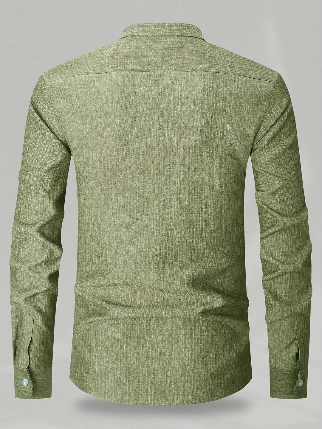 Herren Hemd | Stehkragen | Minimalistisch | Freizeit