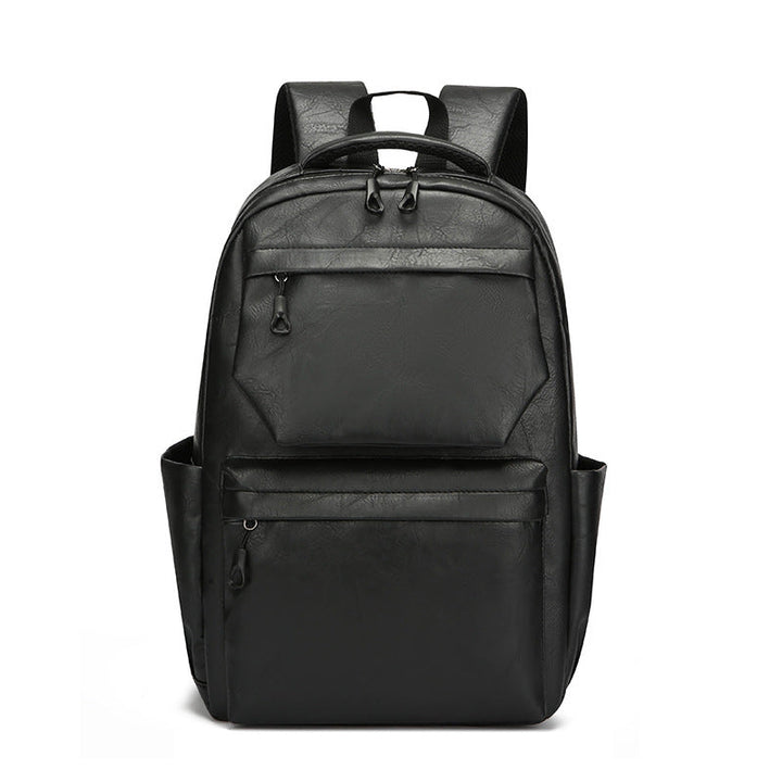 Rucksack Herren | Lederoptik | Mehrfächer | Alltag