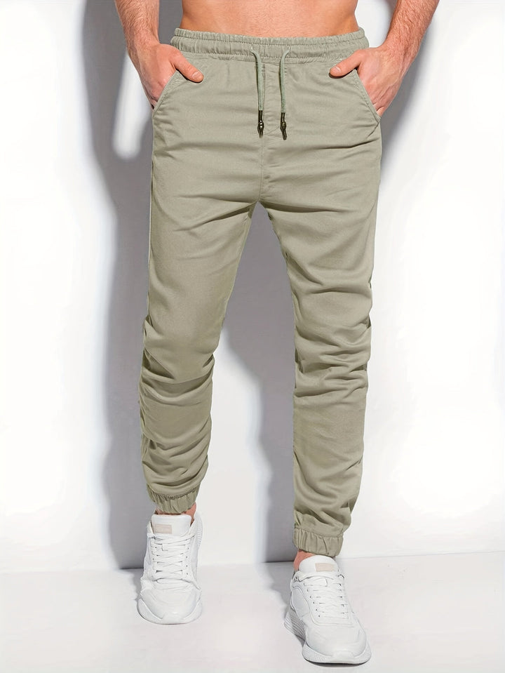 Herren Jogginghose | Schlichtes Design | Mit Kordelzug | Frühling