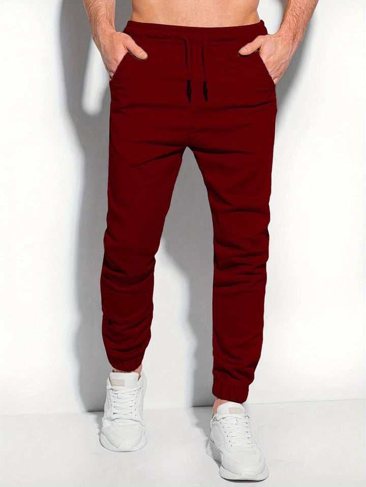 Herren Jogginghose | Schlichtes Design | Mit Kordelzug | Frühling