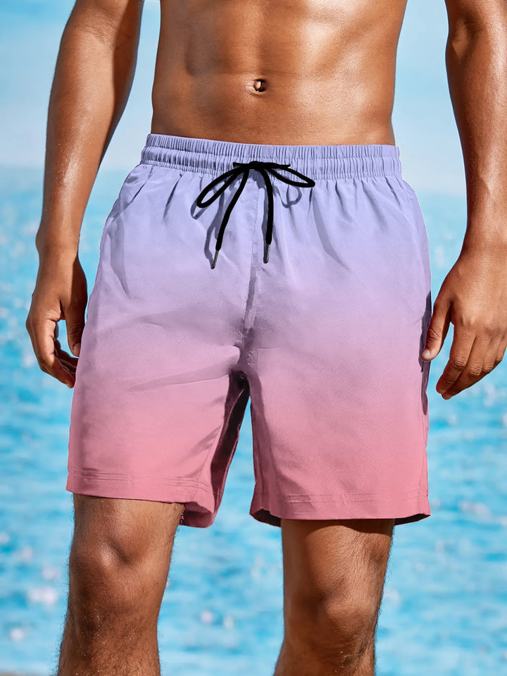 Herren Badeshorts | Regular | Mit Kordelzug | Sommer