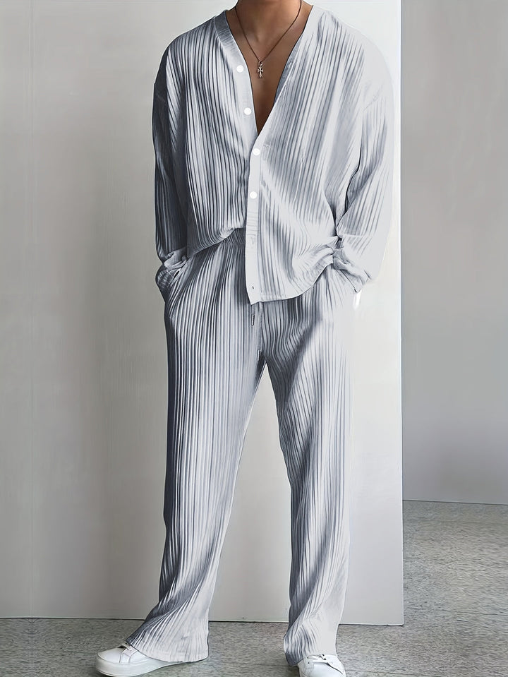 Herren Set | Elegant | Mit Knöpfen | Frühling