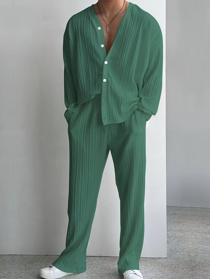 Herren Set | Elegant | Mit Knöpfen | Frühling