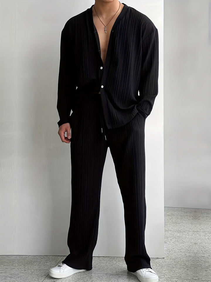 Herren Set | Elegant | Mit Knöpfen | Frühling