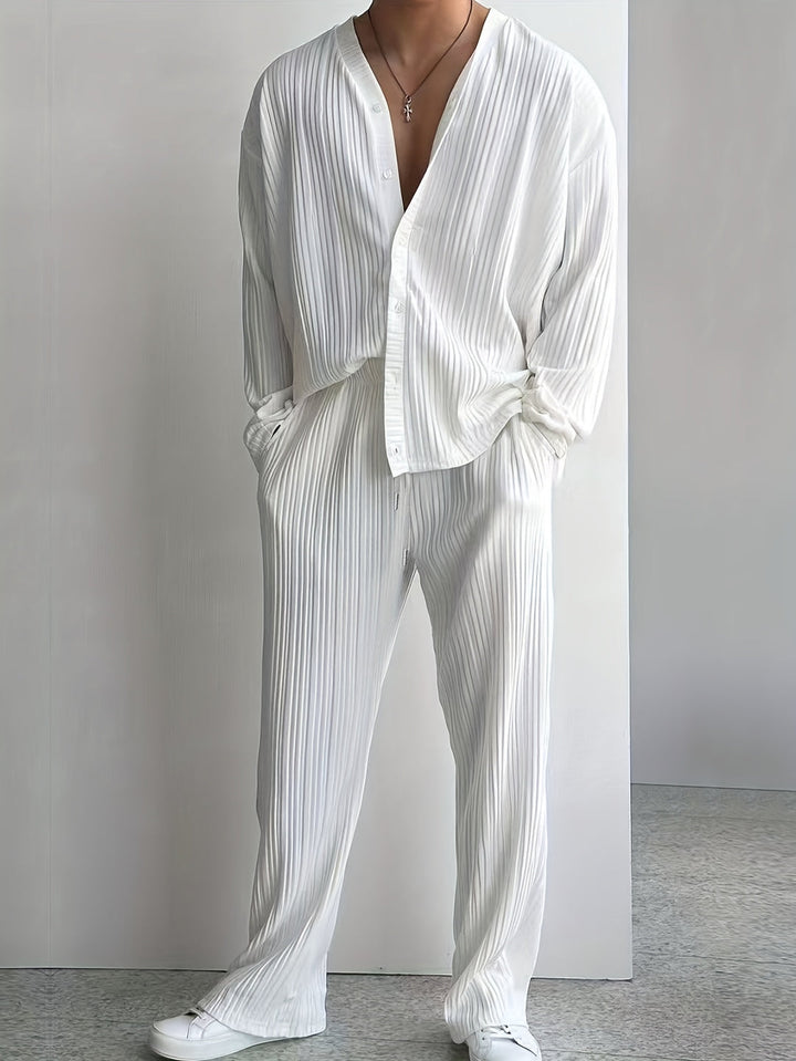 Herren Set | Elegant | Mit Knöpfen | Frühling