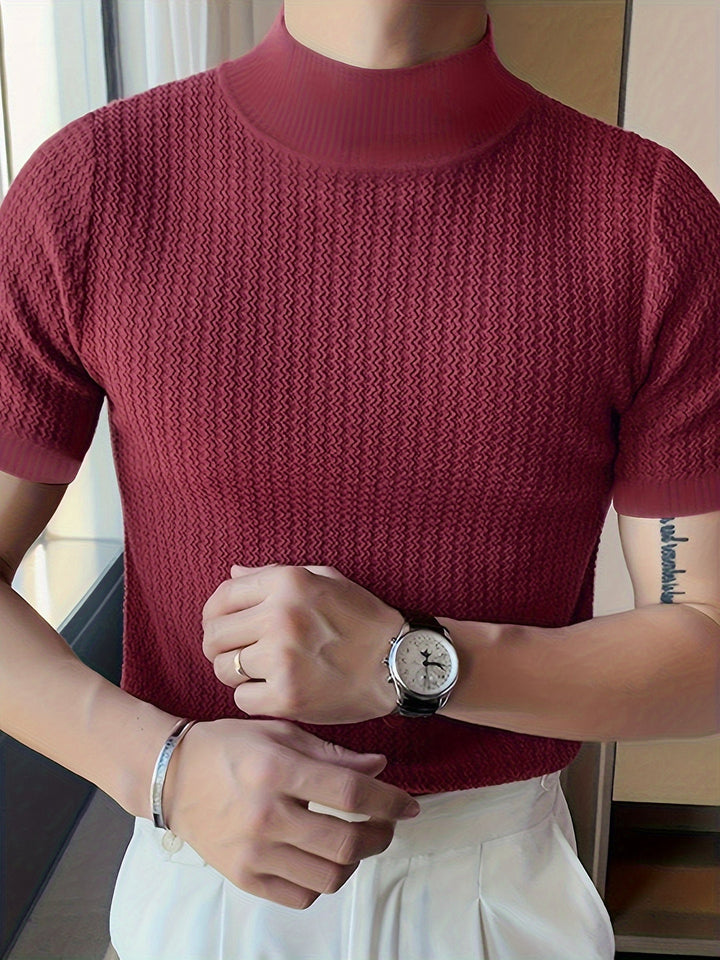 Herren Top | Slimfit | Kurze Ärmel | Sommer