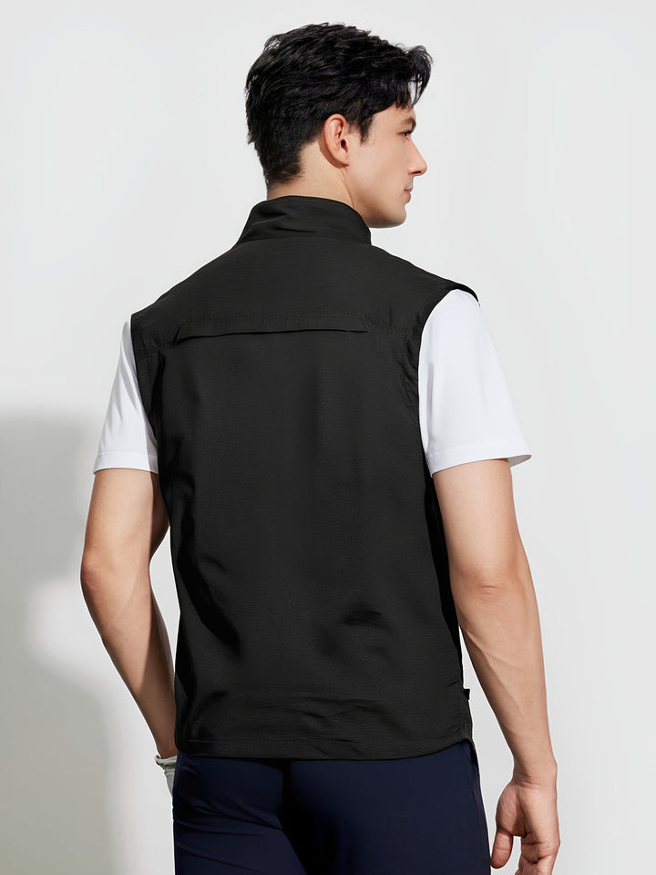 Herren Weste | Regular fit | Reißverschluss | Frühling