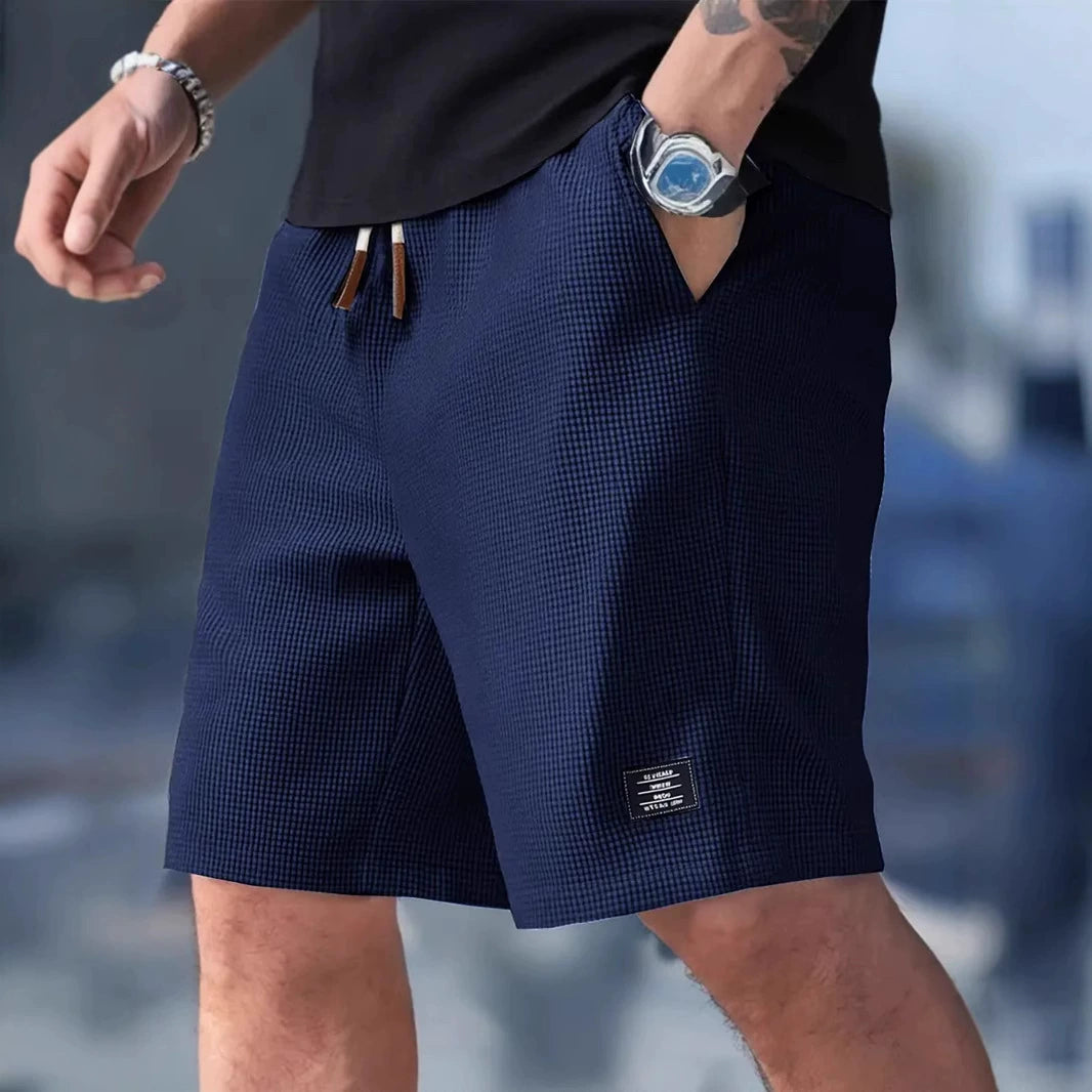 Herren Shorts | Tapered | Waffelstruktur Komfort | Sommer