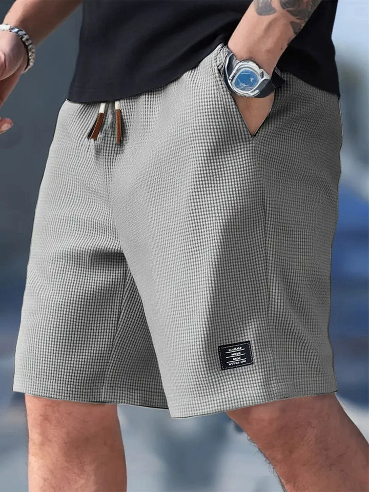 Herren Shorts | Tapered | Waffelstruktur Komfort | Sommer