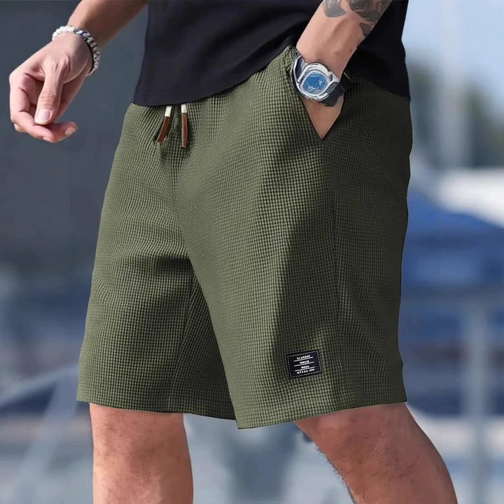 Herren Shorts | Tapered | Waffelstruktur Komfort | Sommer