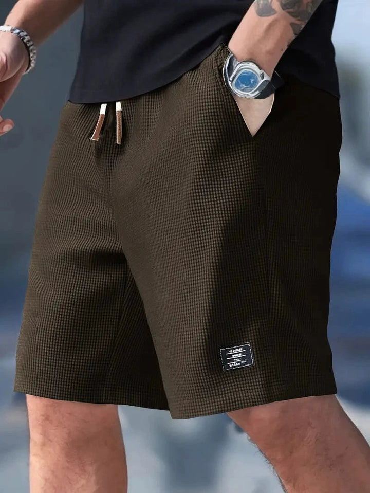 Herren Shorts | Tapered | Waffelstruktur Komfort | Sommer