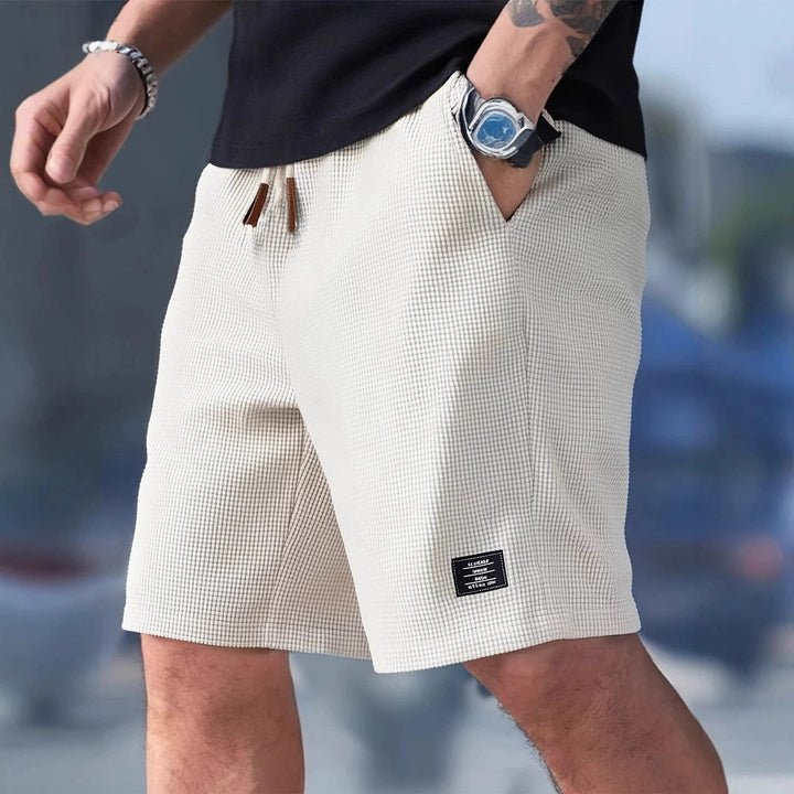 Herren Shorts | Tapered | Waffelstruktur Komfort | Sommer