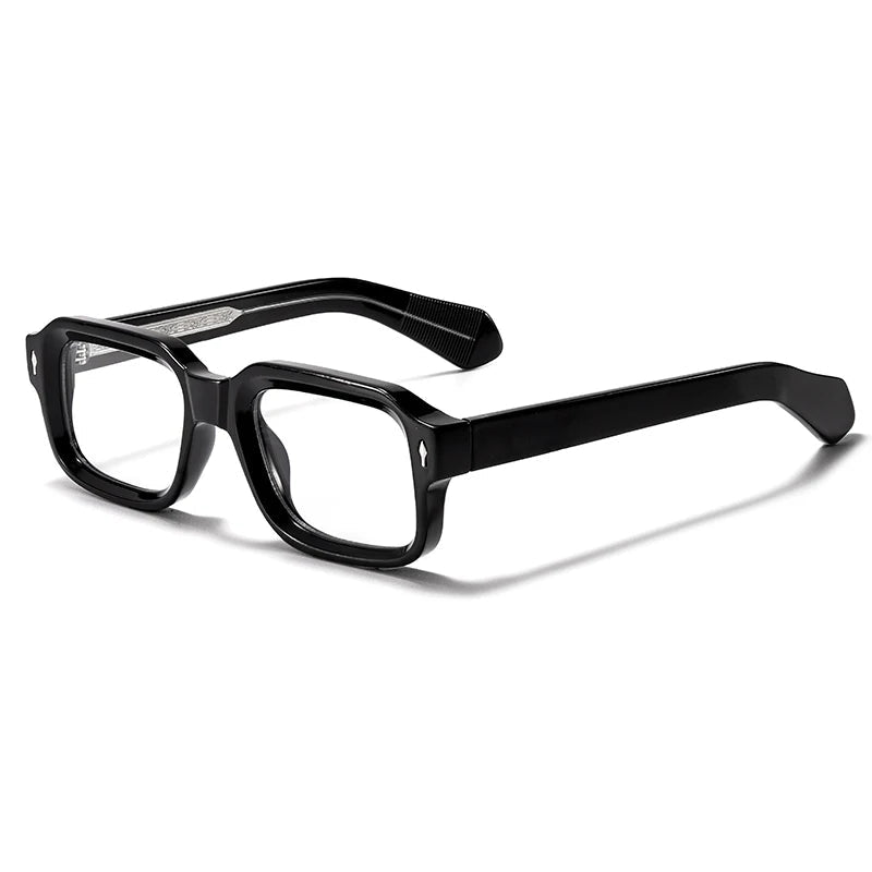 Herren Brille | Quadratischer Rahmen | Retro-Stil | Sommer