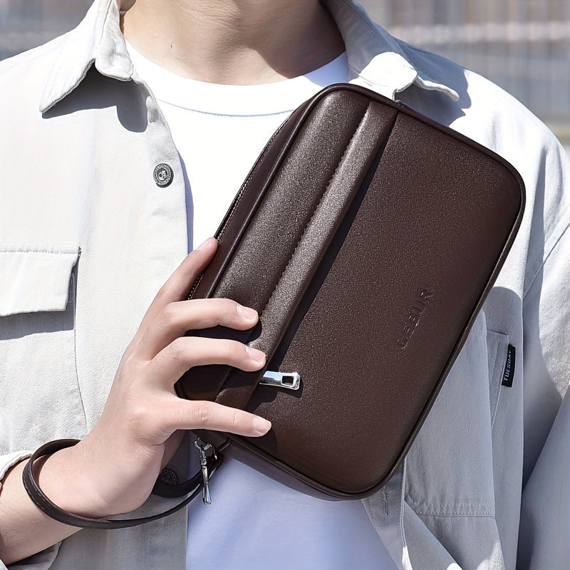 Herren Tasche | Clutch | Mit Reißverschluss | Sommer Edge