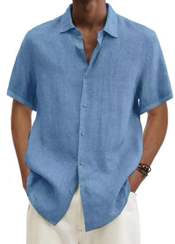 Herren Shirt | Oversized | Mit Knopfleiste | Sommer Linen