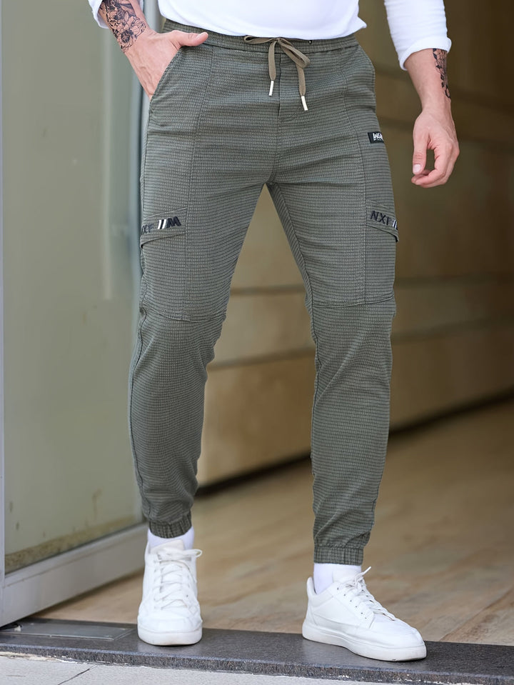 Herren Hose | Elastische Bündchen | Mit Kordelzug | Frühling