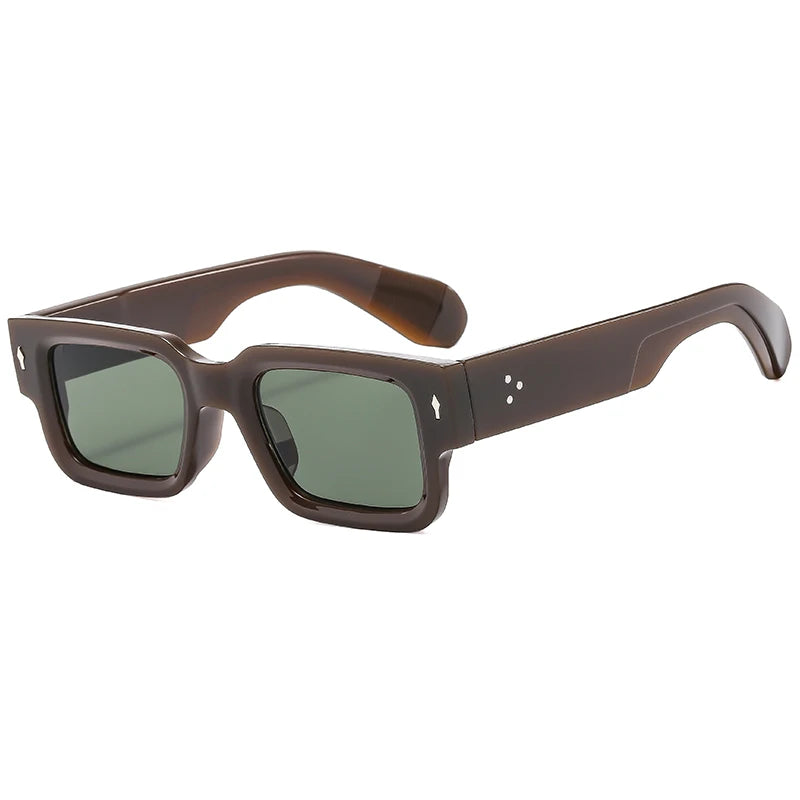 Herren Sonnenbrille | Rechteckiges Gestell | Trendiger Look | Sommer
