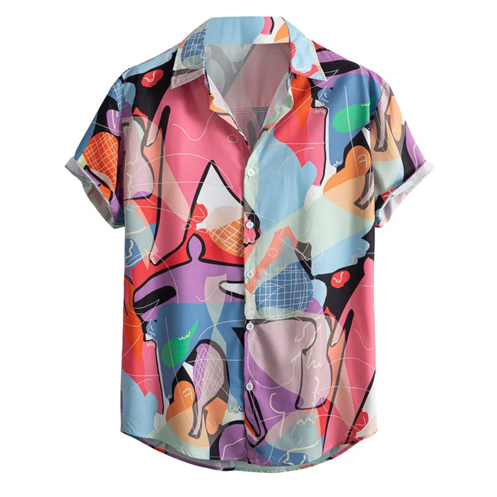 Herren Shirt | Kurzarm | Paisleymuster | Sommer