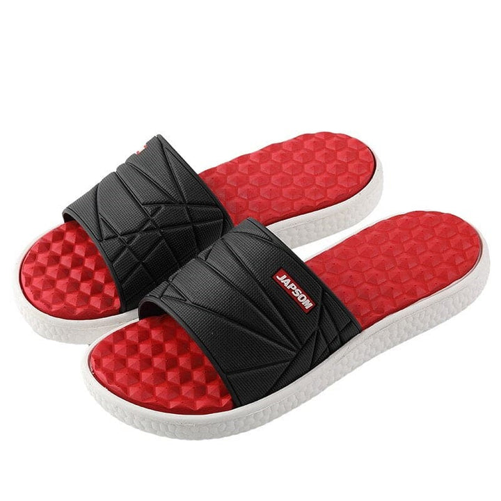 Herren Flip-Flops | Zum Hineinschlüpfen | Struktursohle | Sommer