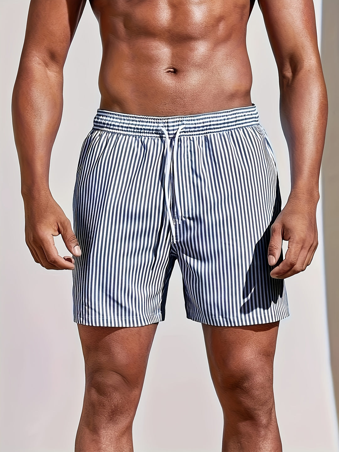 Herren Shorts | Gerader Schnitt | Elastischer Bund | Sommer