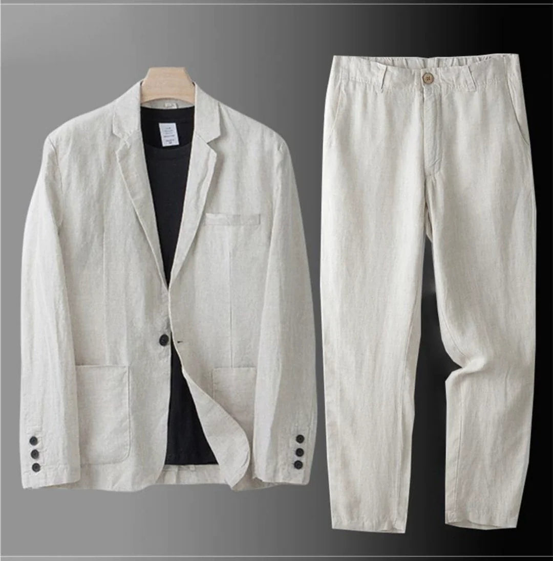 Herren Set | Elegant | Mit Knopfverschluss | Sommer
