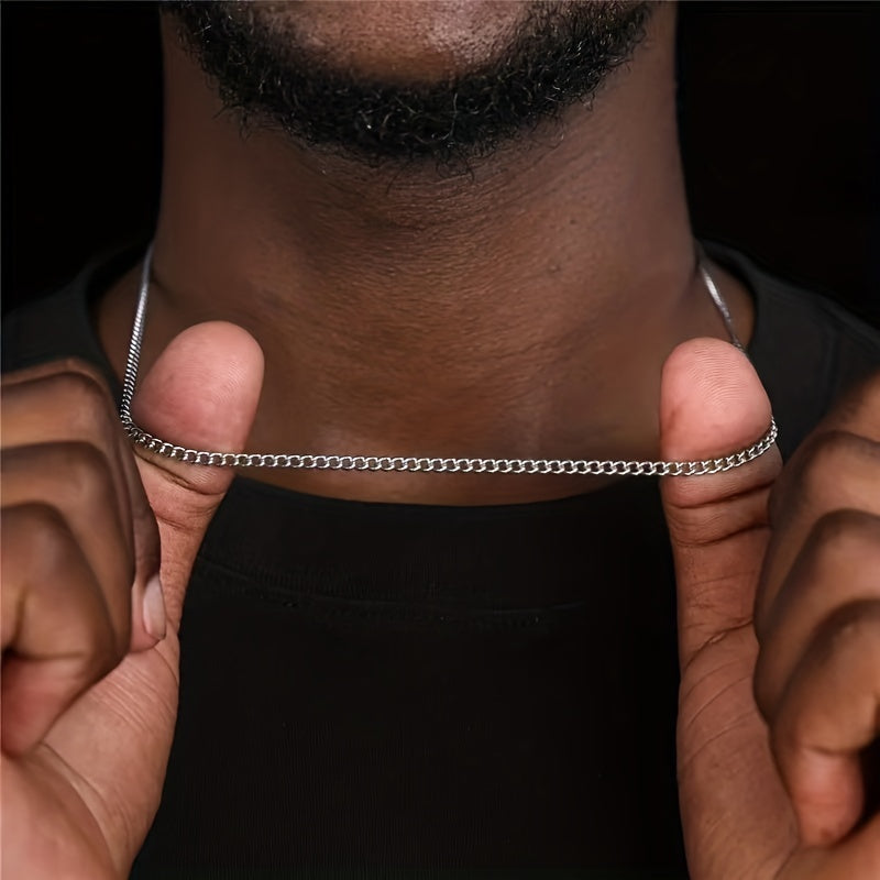 Herren Halskette | Minimalistisch Elegant | Feine Kette | Alltag
