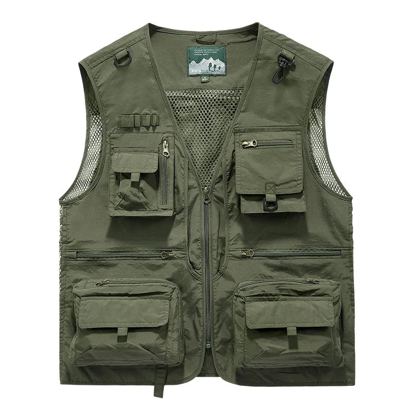 Herren Bodywarmer | Cargo | Mit Reißverschluss | Sommer
