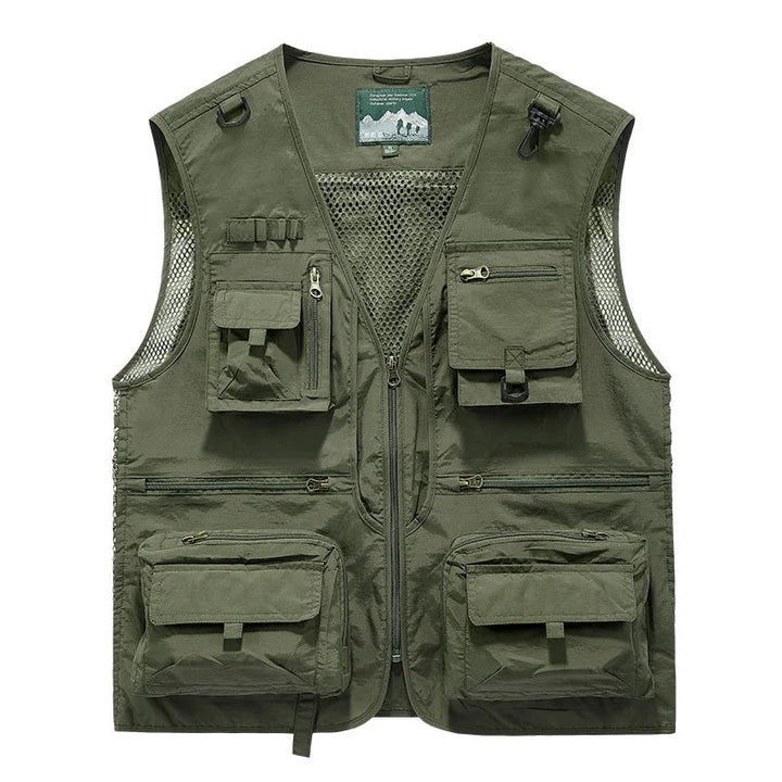 Herren Bodywarmer | Cargo | Mit Reißverschluss | Sommer