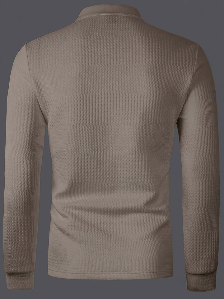 Herren Poloshirt | Strukturdesign | Slim Fit | Sommer