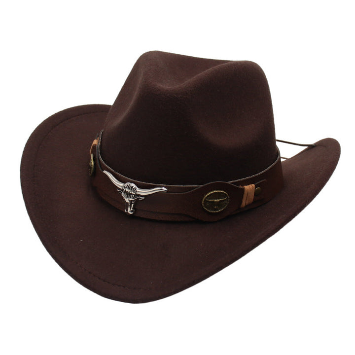 Herren Cowboyhut | Vintage | Mit Zierband | Western Stil
